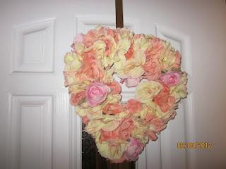 Valentine's Rose Heart Wreath