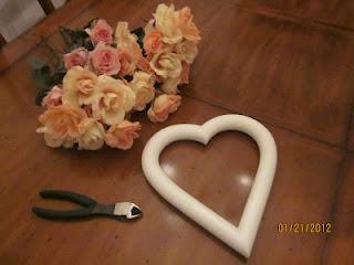 Valentine's Rose Heart Wreath