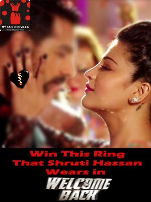 Win Ornamas Ring That Shruti Hassan Wears in Welcome Back