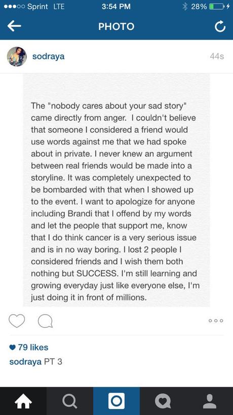 Draya’s Explains Her “Cancer is Boring” Comment #BBWLA