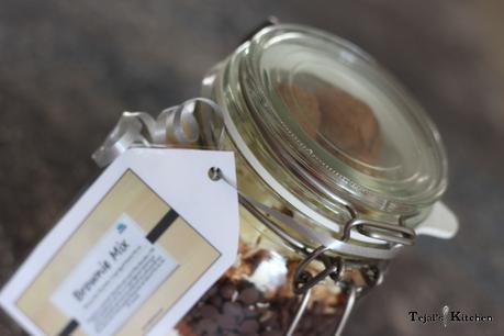 Brownie DIY Jar Gift Brownie DIY Jar Gift