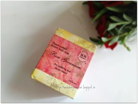 SOS Organics Rose Geranium Soap: Hand-Crafted in the Himalayas