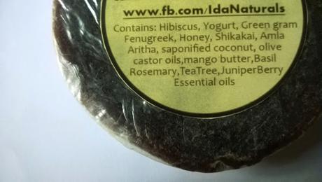 Ida Naturals Herbal Shampoo Bar Review