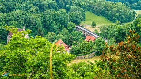 View of the countryside near Rothenburg
