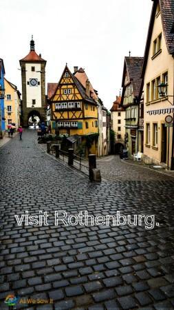 Rothenburg bucket list pin
