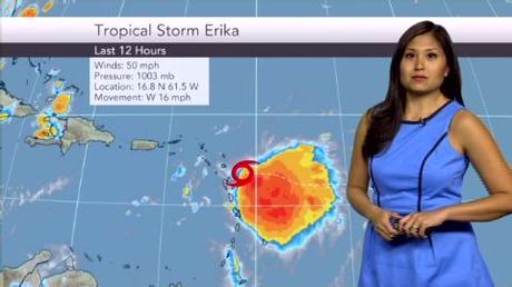 Tropical Storm Erica .... Hurricane Hunters !