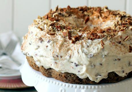 Carrot Cake with Pecan Cream Cheese Frosting