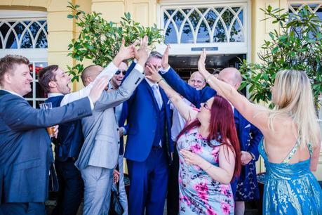 Groom at Pub with friends