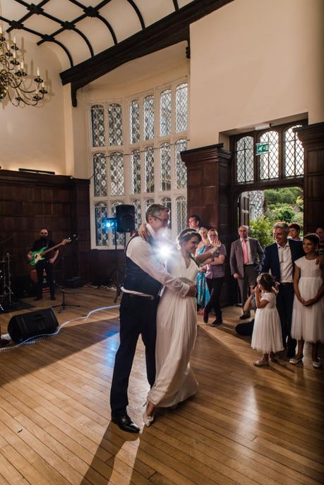  Bride Finishes First Dance with aplomb