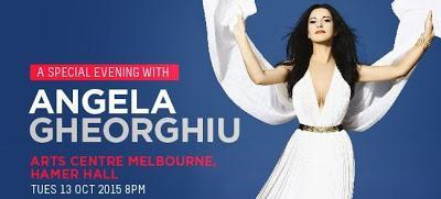 Program for the concerts in Australia, October 8 and 13