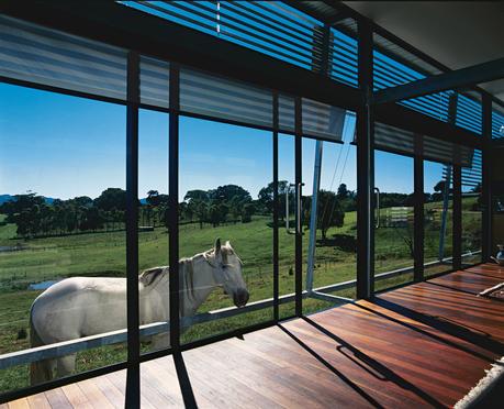 This low-maintenance home near Brisbane, Australia, exemplifies architect James Grose’s design philosophy based around simple, lightweight construction techniques well suited to the region’s subtropical climate.