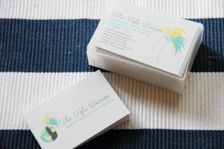 The Tofu Diaries Blog Business Cards