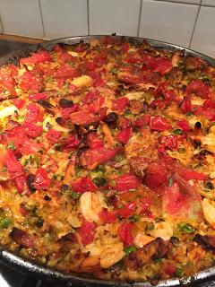 Spanish Summer Paella with Beso Del Sol® Sangria