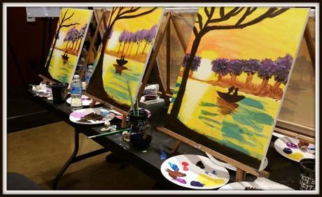 What Happens at a Wine and Painting Night with Pinot’s Palette?