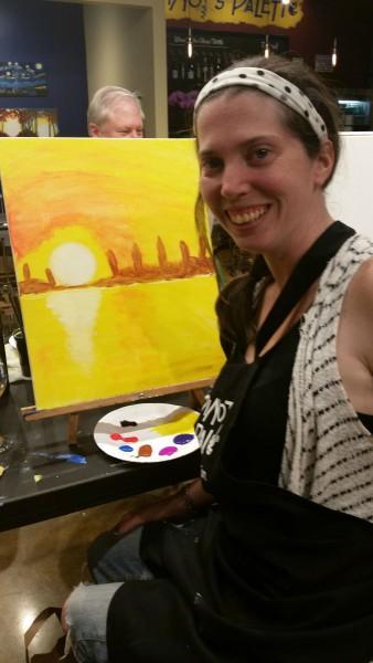 What Happens at a Wine and Painting Night with Pinot’s Palette?