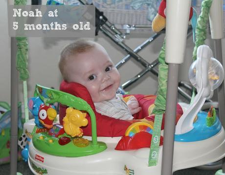 Noah at 5 Months Old