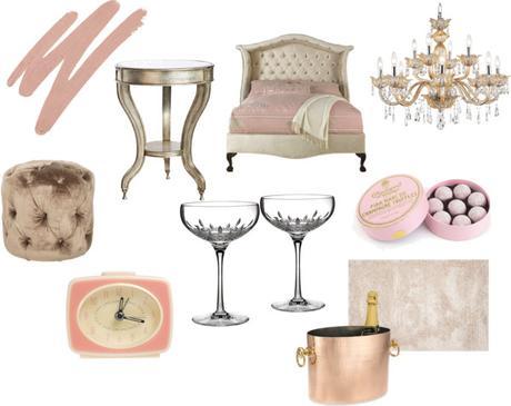Vintage Style Bedroom Pink Champagne
