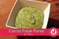 Carrot Palak Puree for Babies