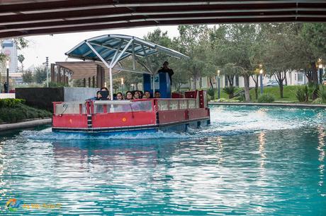 River boat tour in downtown Monterrey.