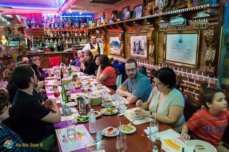 Cabrito restaurant for the reception dinner. Monterrey is famous for its baby goat restaurants.