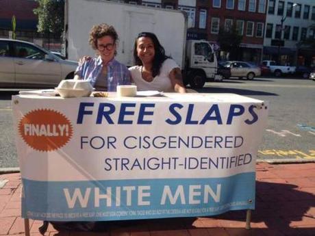 Come on men! Check your privilege, line up and get your free slap today!