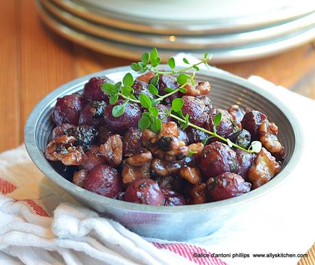 grape walnut compote