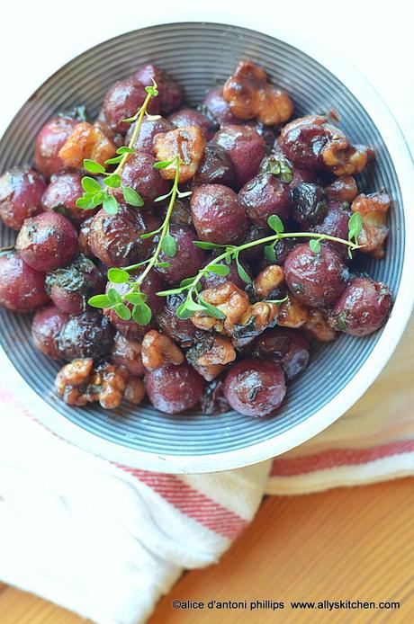 grape walnut compote