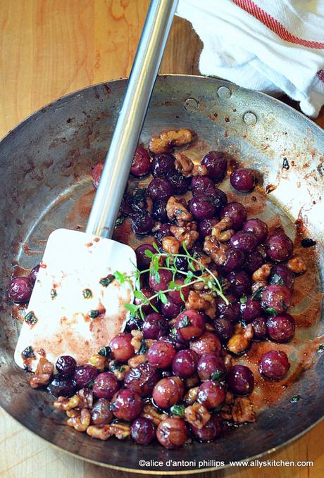 grape walnut compote