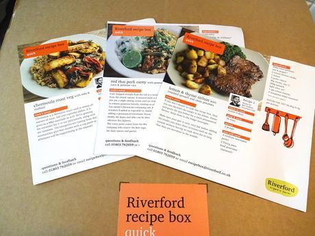 Riverford Quick recipe box