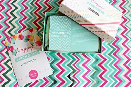 HAPPY BIRTHDAY BIRCHBOX | SEPTEMBER 2015 BOX