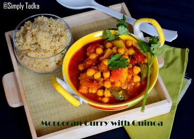 Moroccan Chickpea Curry with Quinoa