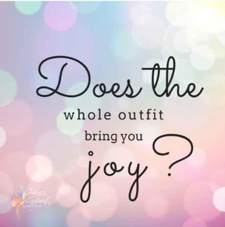 Does the whole outfit bring you joy?  Inside Out Style blog - should you keep the garment or toss it