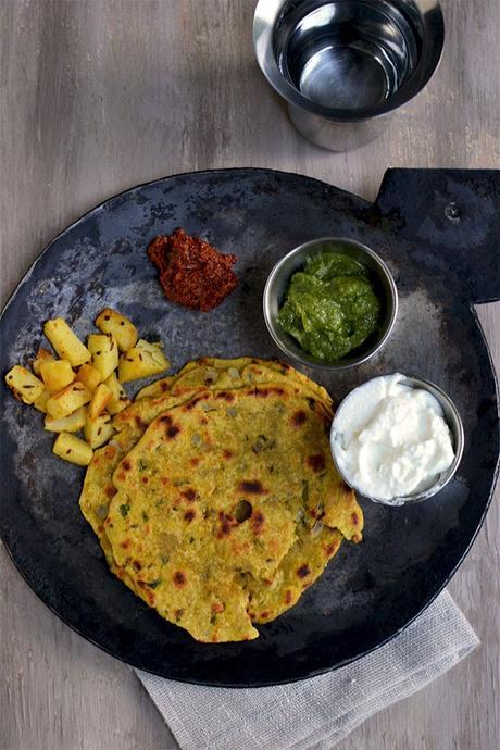 Thalipeeth (Maharashtrian flat bread)