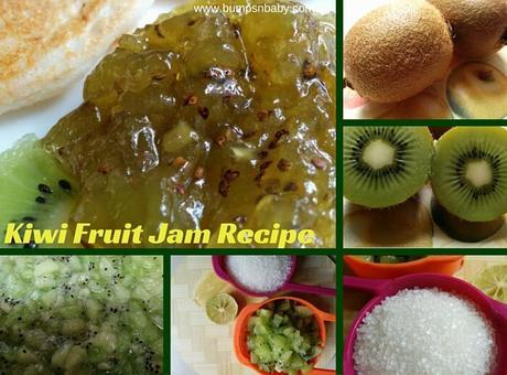 Homemade Kiwi Fruit Jam Recipe (100% Preservative free)