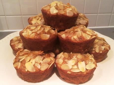 gluen and dairy free banana apricot and almond muffin recipe healthy cake