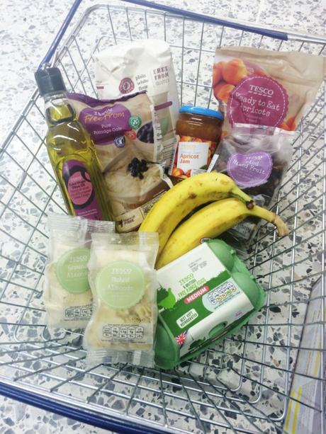 basket of shopping sponsored by tesco real food for muffins recipe free frim
