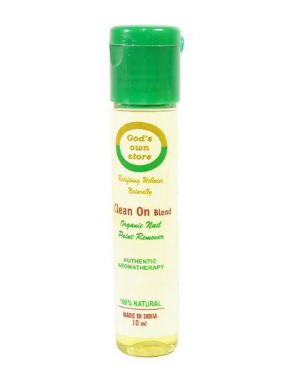 God's Own Store Clean On Organic Nail Paint Remover Blend