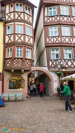 Love this old building in the town square of Wertheim, Germany