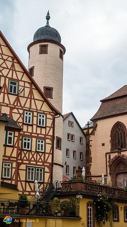 Fairytale tower in Wertheim, Germany