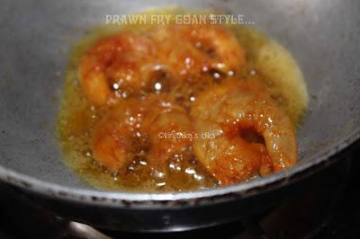 Prawn Fry Goan Style / Shrimp Chilli Fry