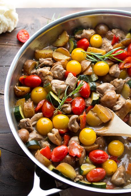 Balsamic chicken skillet-4