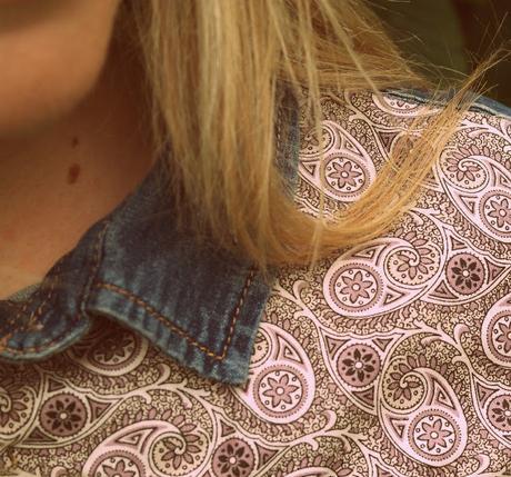 Customise Your Denim Shirt | Western Meets 1970's | Next Blogger Network Competition