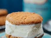 Sprouted Spelt Peanut Butter Cookies Cream Sandwiches
