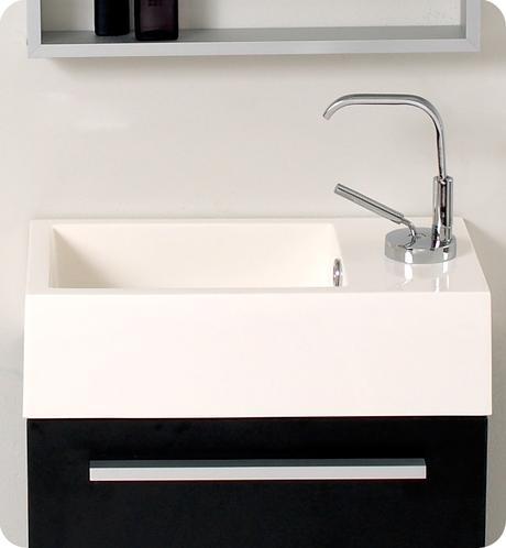 pulito single bathroom vanity modern design bath small white integrated narrow tiny petite