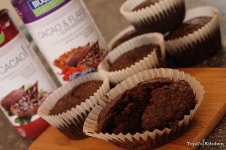 Vegan Cherry Chocolate Healthy Muffins