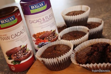 Vegan Cherry Chocolate Healthy Muffins