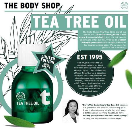 The Body Shop celebrates 20 years of Tea Tree Oil