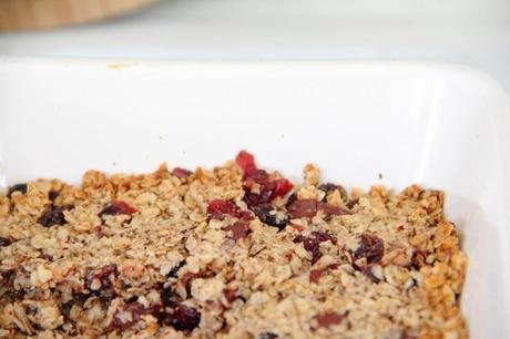 Cranberry Chia Flapjack