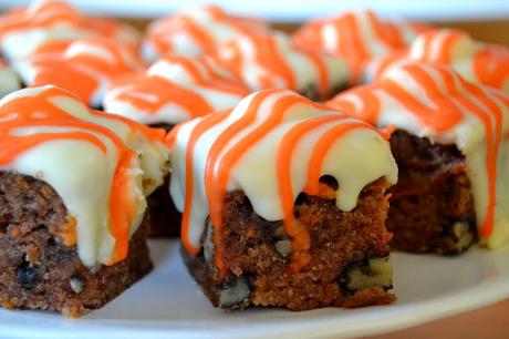 Carrot Cake Semi-Fondant Fancies