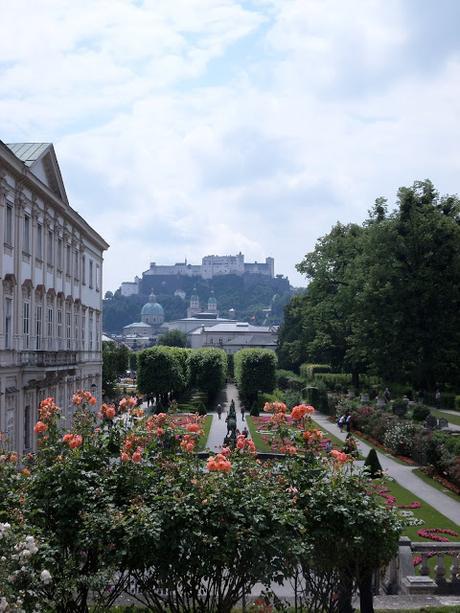 Salzburg and The Mirabell Gardens..